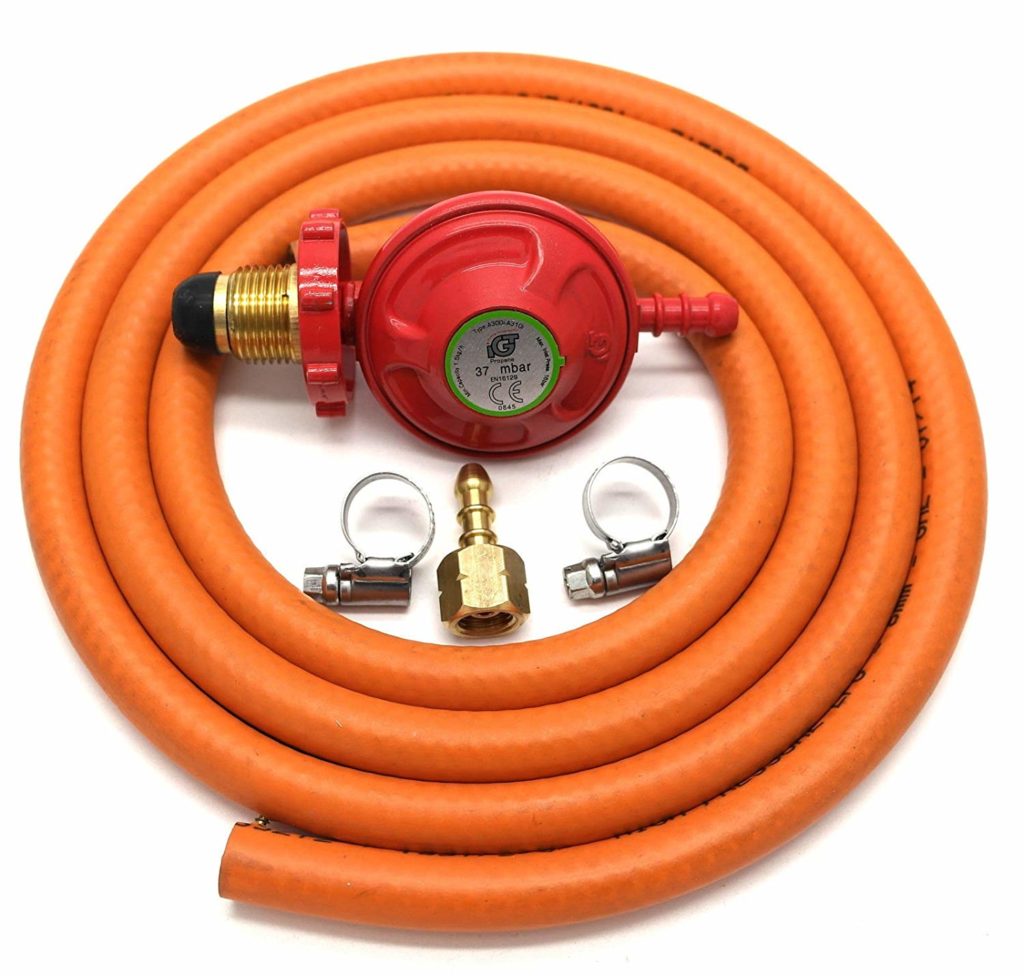 Igt Mbar Propane Hand Wheel Gas Regulator Hose Kit For Bbqs With A