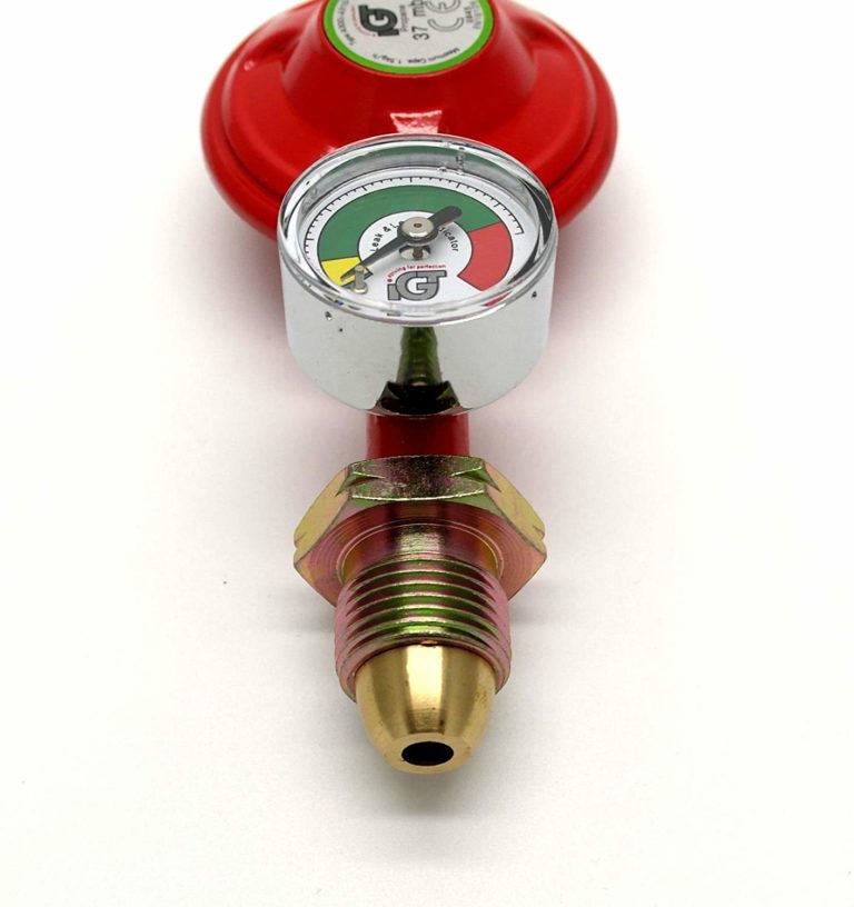 Igt 37Mbar Propane Gas Regulator With Pressure Gauge Fits Calor Gas