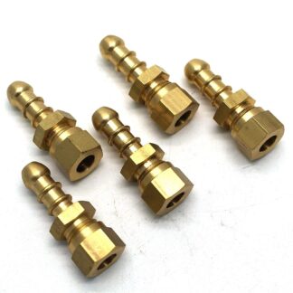 Fit 8mm Tube OD Brass Compression Union Fitting With Copper