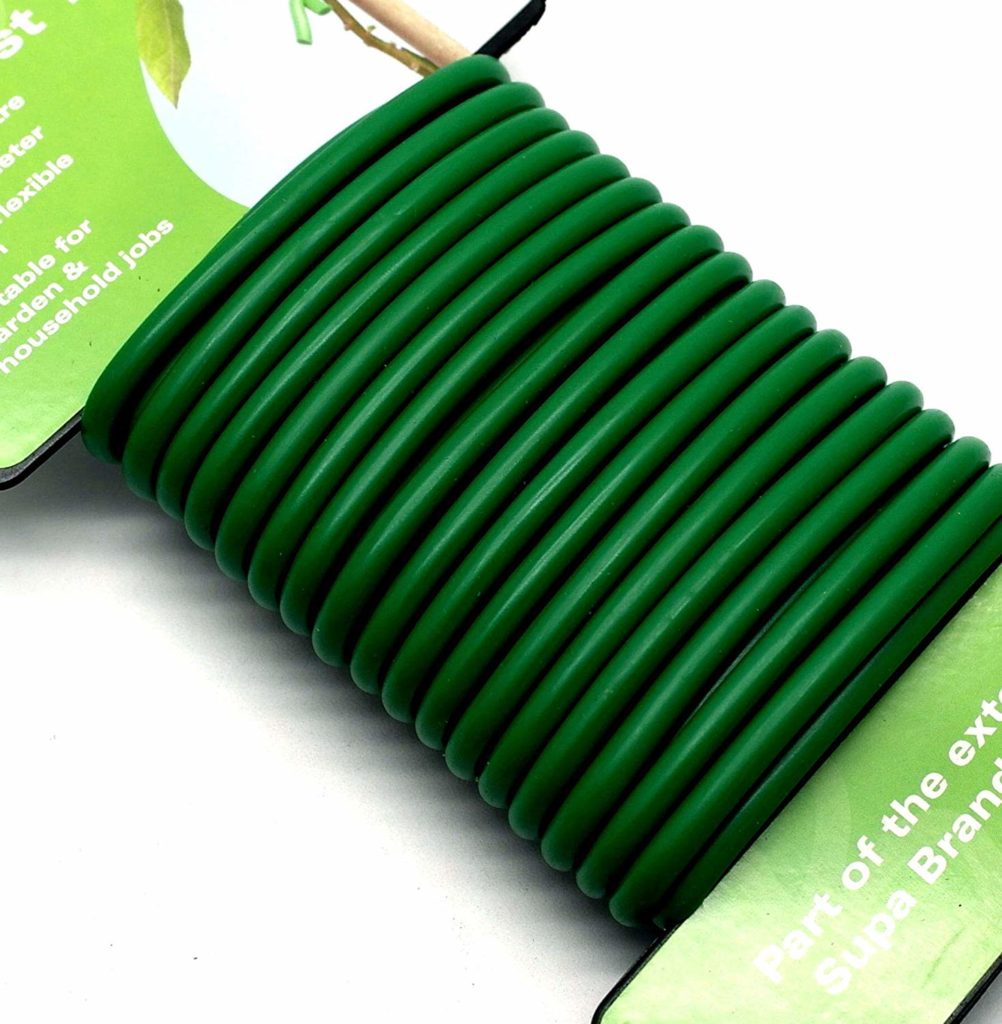 Soft Twist Rubber Coated 4-5Mm Garden Wire Plant Ties 5M (16 Feet) Long ...