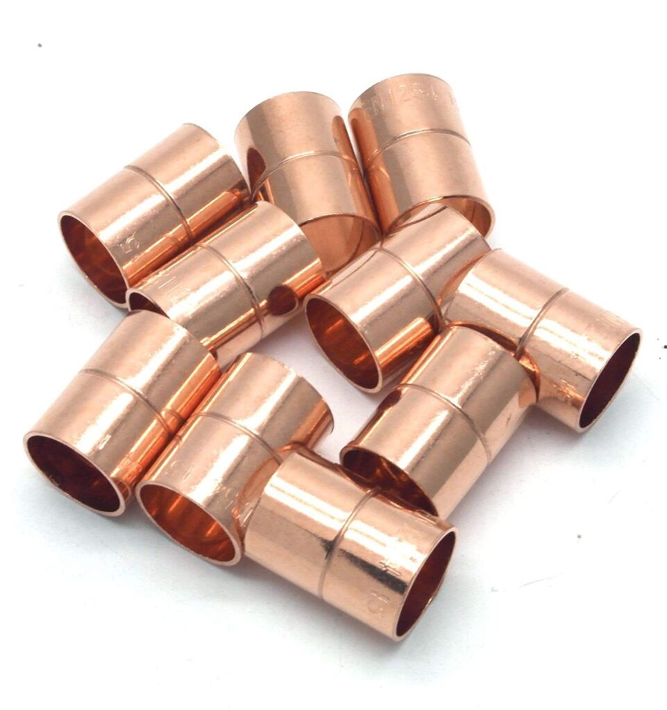 15Mm End Feed Copper Equal Straight Coupling - Huddersfield Gas