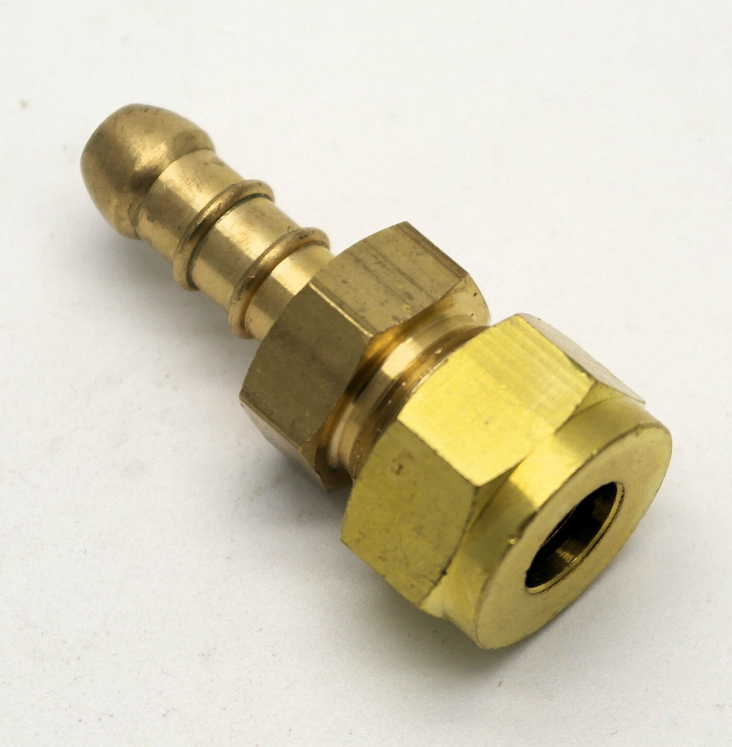 British Made 38 Compression Fitting To Lpg Fulham Nozzle To 8mm Id