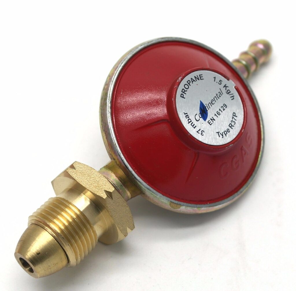 Propane Gas Regulator 37Mbar Standard Screw Type 1.5 Kg/H Fits Calor